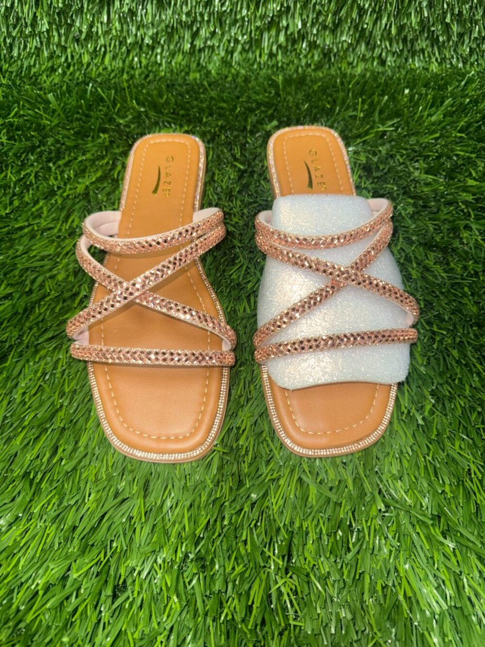 GLAZE WOMANS SANDAL SZ 9